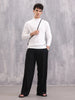 Turtle Neck Full Sleeve T-Shirt | White