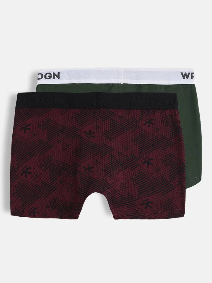 Everyday Ease Solid & Print Pack of 2 Trunks