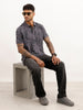 Slim Fit AOP Polo T-Shirt | Grey