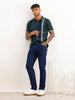 Solid Slim Fit Denim Jeans | Dark Blue