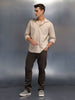 Men's casual straight fit trousers | Olive
