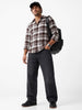 Classic Slim Fit Checkered Shirt | Brown | WSH02FSSL0343S