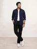 Solid Regular Fit Trouser | Black