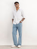 Regular Fit Striped Full Sleeve Shirt | Green