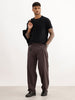 Solid Loose Fit Trouser | Dark Grey