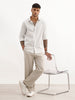 Classic Striped Full Sleeve Shirt | Grey
