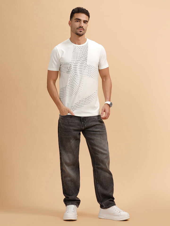 Heavy Fade Anti Fit Jeans | Grey