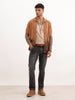 Faded Straight Fit Denim Jeans | Black | WJN100SR7612W