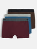 Soft Cotton Solid 3-Pack Trunks