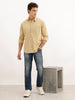 Solid Regular Fit Full Sleeve Shirt | Khaki