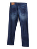 Blue Blend Straight Fit Jeans