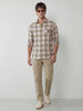 Classic Regular Fit Checkered Shirt | Green