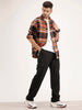 Men's Casual Loose Fit Cargo Trousers | Black