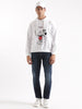 Mickey Bubble White Sweatshirt