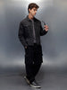 Wrogn Men’s Washed Denim Jacket  |  Dark Stone
