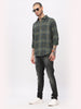 Green Squares Checked Shirt