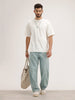 Oversized Cut & Sew T-Shirt | White