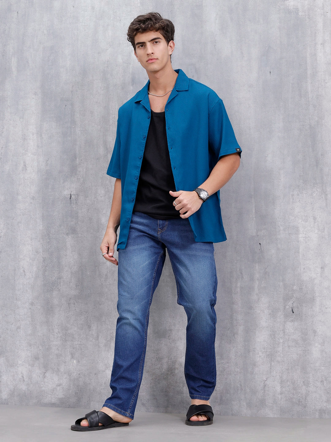 Men's Casual Relaxed Fit Jeans | Blue