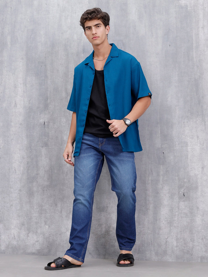 Men's Casual Relaxed Fit Jeans | Blue