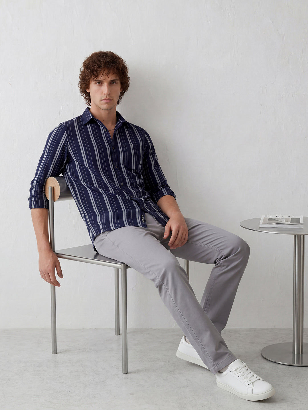 The Modern Casual Stripe Edit | Navy Blue