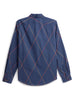 Diagonal Lines Navy Shirt