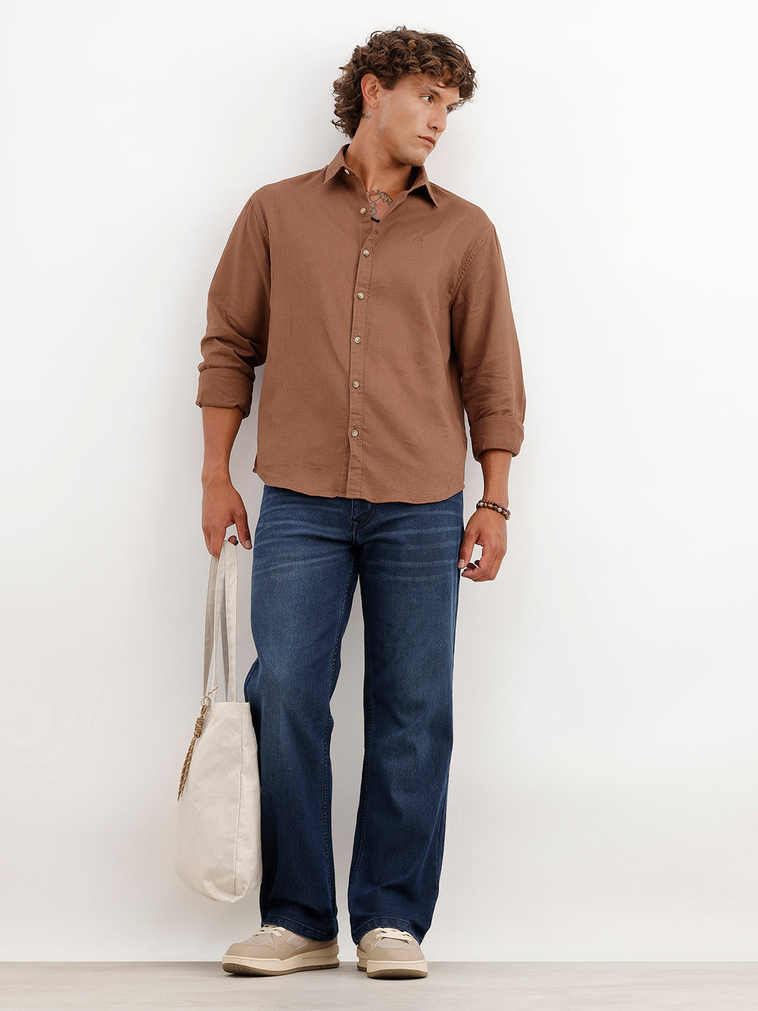 Faded Bootcut Denim Jeans | Blue