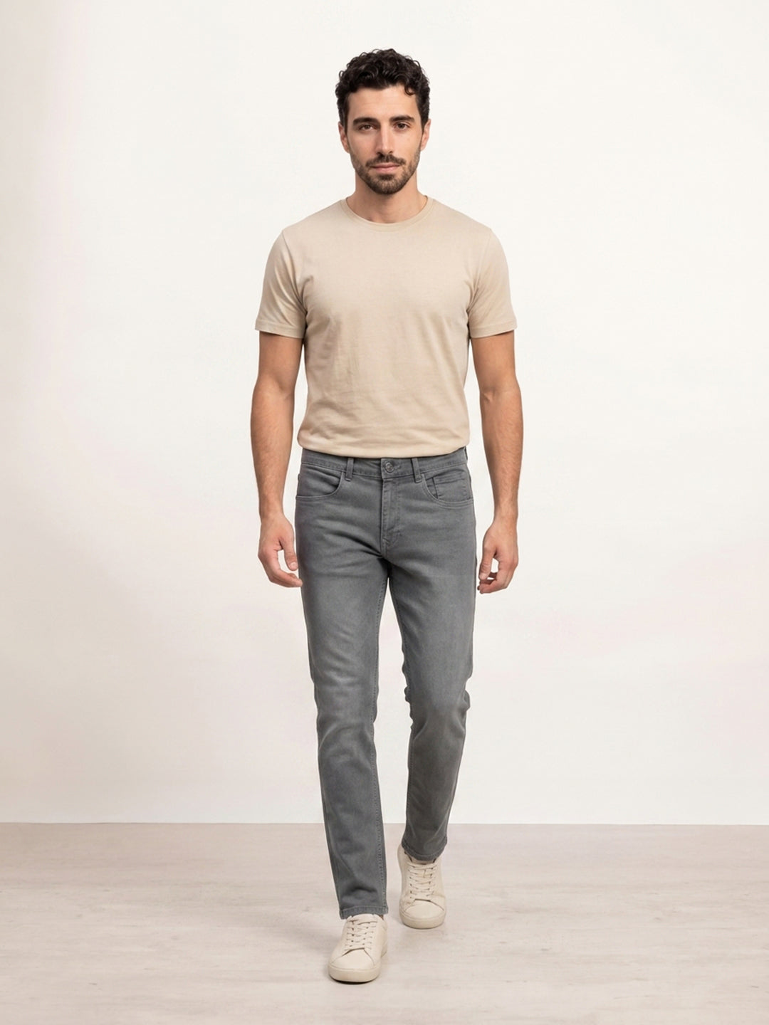 Slim Fit Denim Jeans | Grey