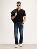 Faded Slim Fit Denim Jeans | Blue