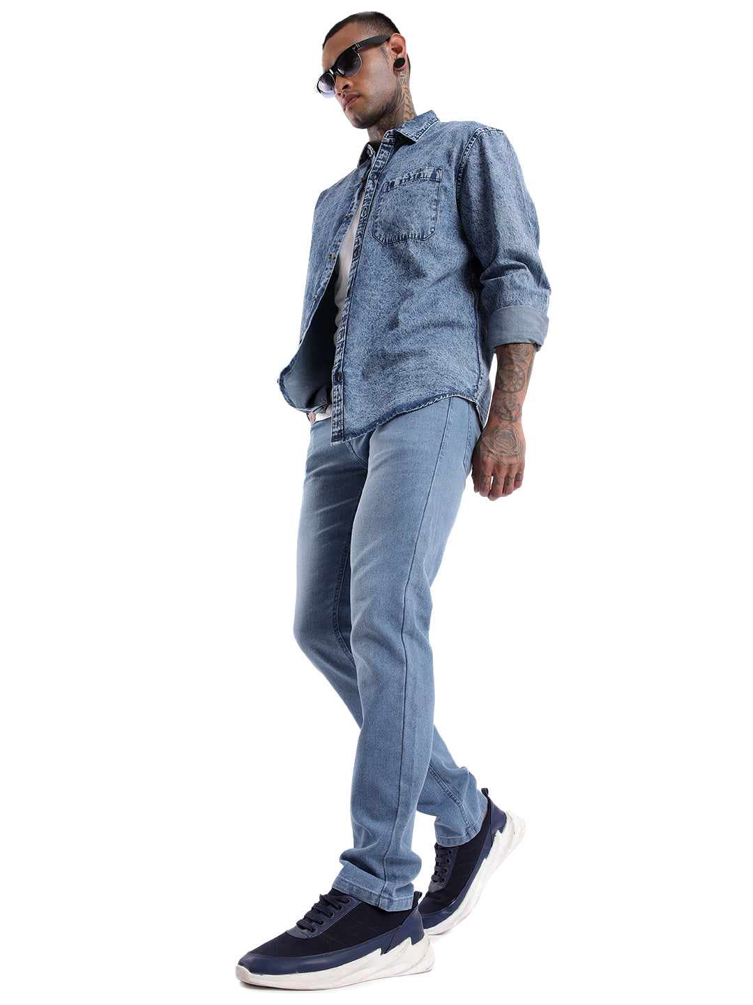 Darkstone Long Sleeve Apex Denim Shirt