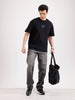 Washed Anit Fit Denim Jeans   |  Grey