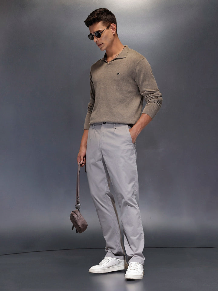 Men's casual relax fit trouser | Grey