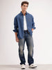 Oversized Fit Denim Shirt | Blue