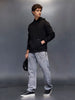 Men's Comfot Fit Graphic Print Hoodie  |  Black