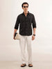 Regular Fit AOP Shirt | Black