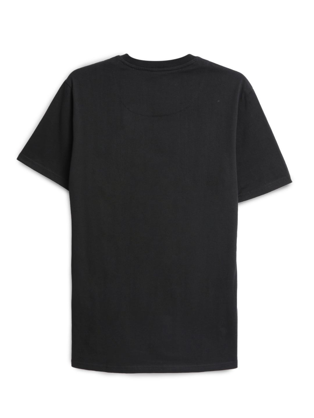 Solid Black Comfort Fit T-Shirt