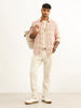 Slim Fit Checkered Full Sleeve Shirt | Pink