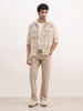 Classic Regular Fit Hooded Shacket | Beige