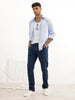 Solid Slim Fit Denim Jeans | Light Blue