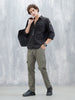 Men's Casual Relaxed Fit Cargo Trousers | Green