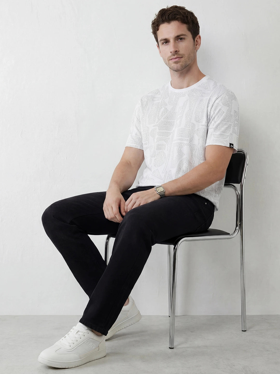 Loose Fit Denim Jeans | Black