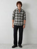 Classic Regular Fit Checkered Shirt | Olive