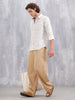 Textured Printed Slim Fit Shirt | Off White