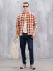 Solid Slim Tappered Jeans - Dark Blue