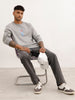 Classic Comfort Fit Printed Sweatshirt | Grey