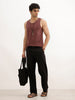 Classic Solid Loose Fit Trouser | Black