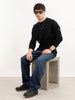 Solid Regular Fit Knitted Sweater | Black | WSW02FSRE1024W