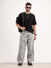 Baggy Fit Denim Jeans| Grey