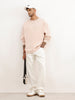 Solid Comfort Fit Sweatshirt | Beige