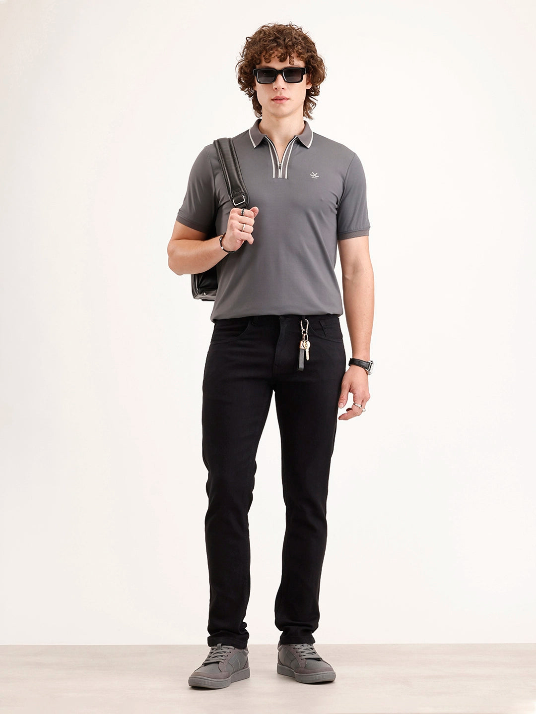 Slim Fit Denim Jeans | Black
