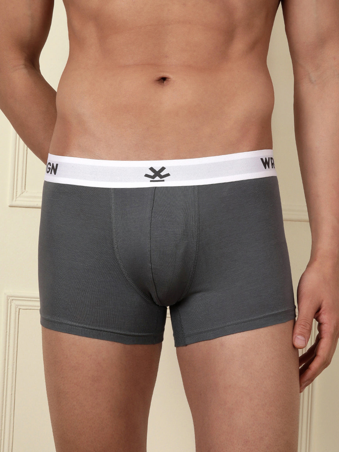 Soft Cotton Solid 1-Pack Trunk | Grey